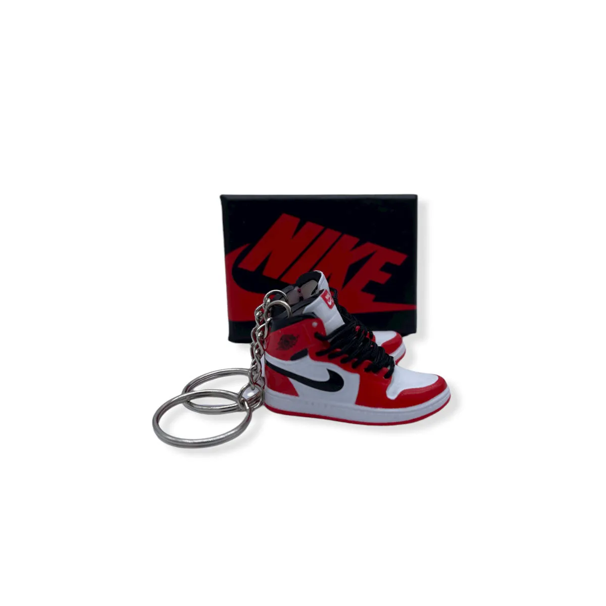 3D Sneaker Keychain- Air Jordan 1 High Chicago Pair