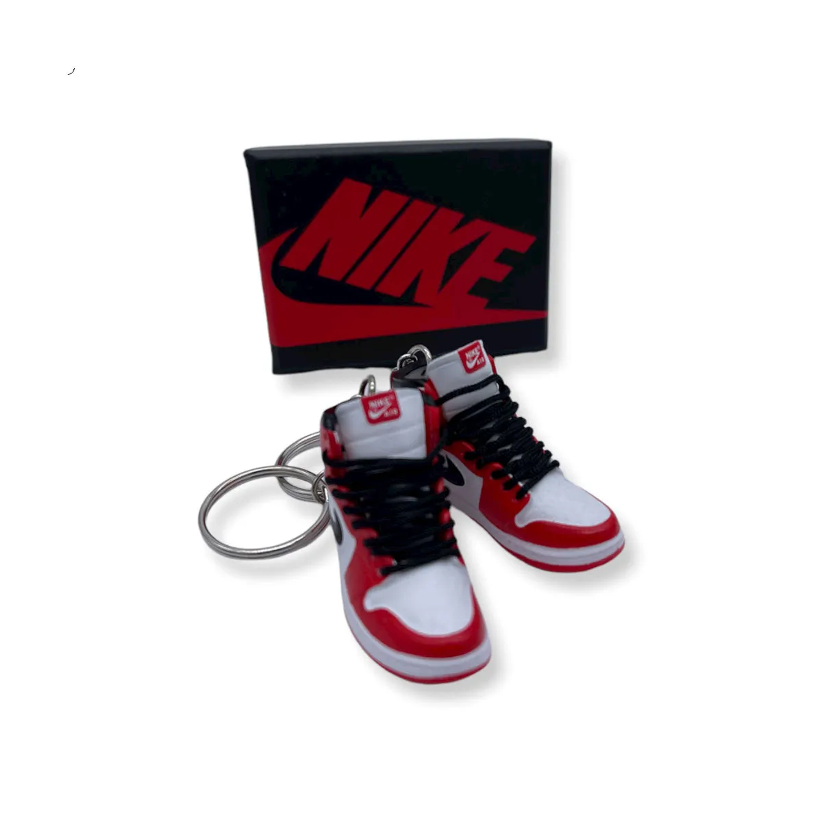 3D Sneaker Keychain- Air Jordan 1 High Chicago Pair