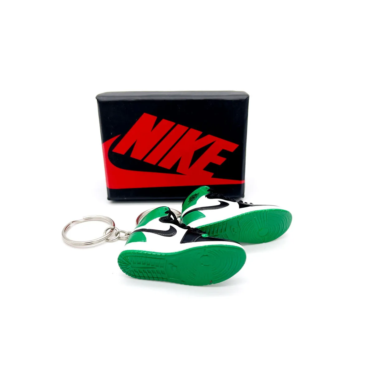 3D Sneaker Keychain- Air Jordan 1 High Pine Green 1.0 Pair