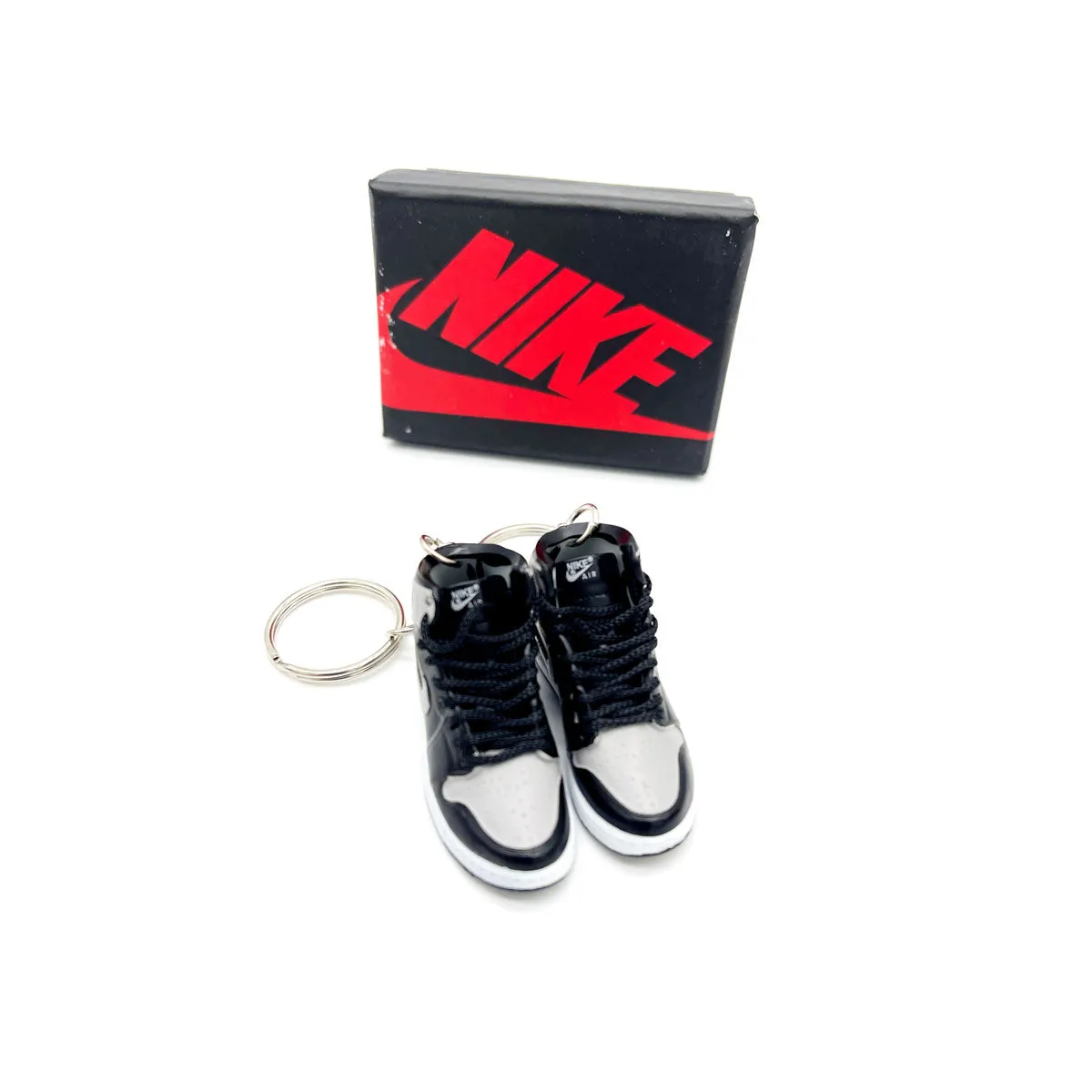 3D Sneaker Keychain- Air Jordan 1 High Shadow Pair