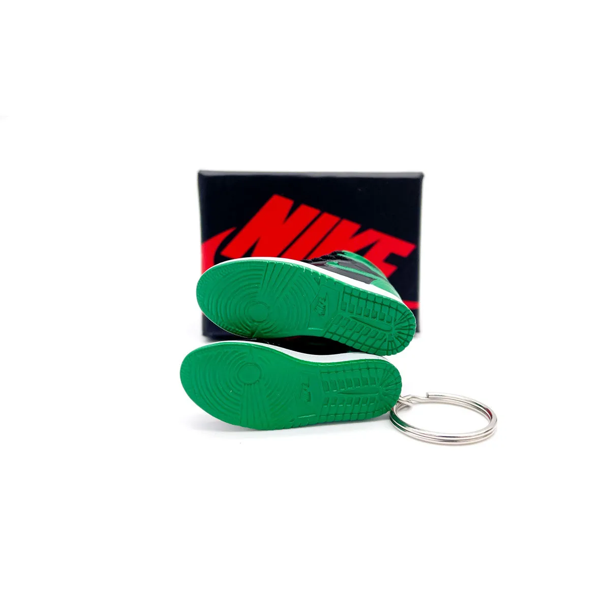 3D Sneaker Keychain- Air Jordan 1 Pine Green 2.0 Pair