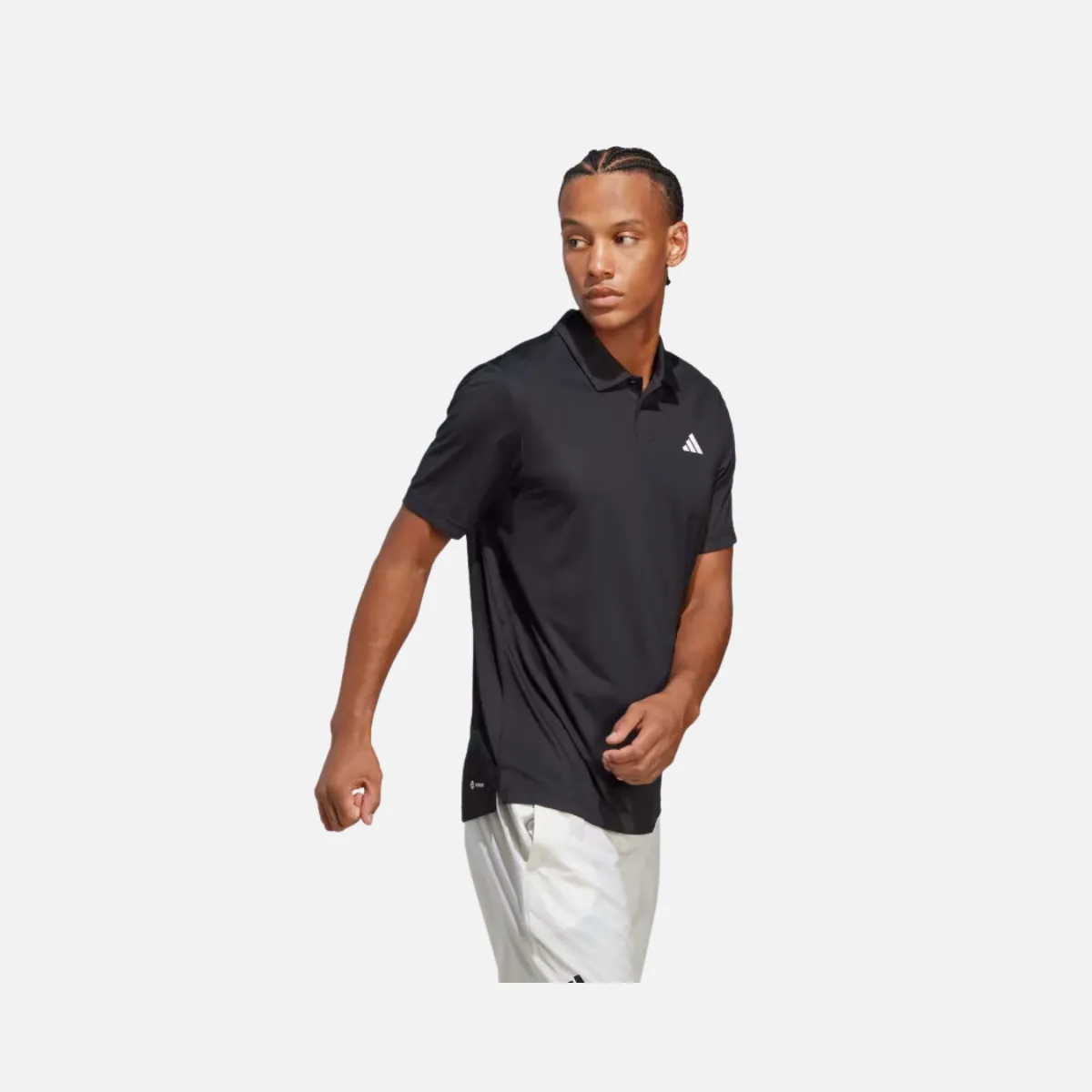 Adidas Club Men's Tennis Polo T-shirt -Black