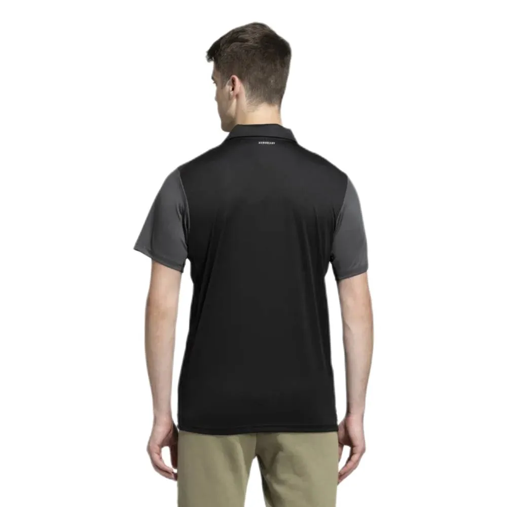 Adidas Men's Club Polo Shirt (Black/Grey Six/White)