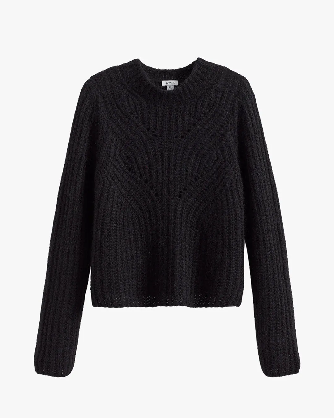 Alpaca Wool Crewneck Sweater