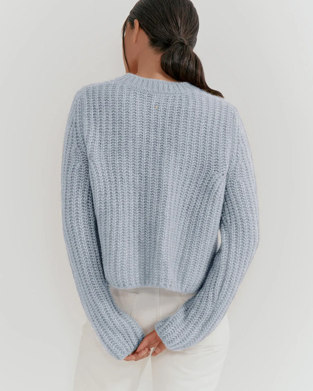 Alpaca Wool Crewneck Sweater