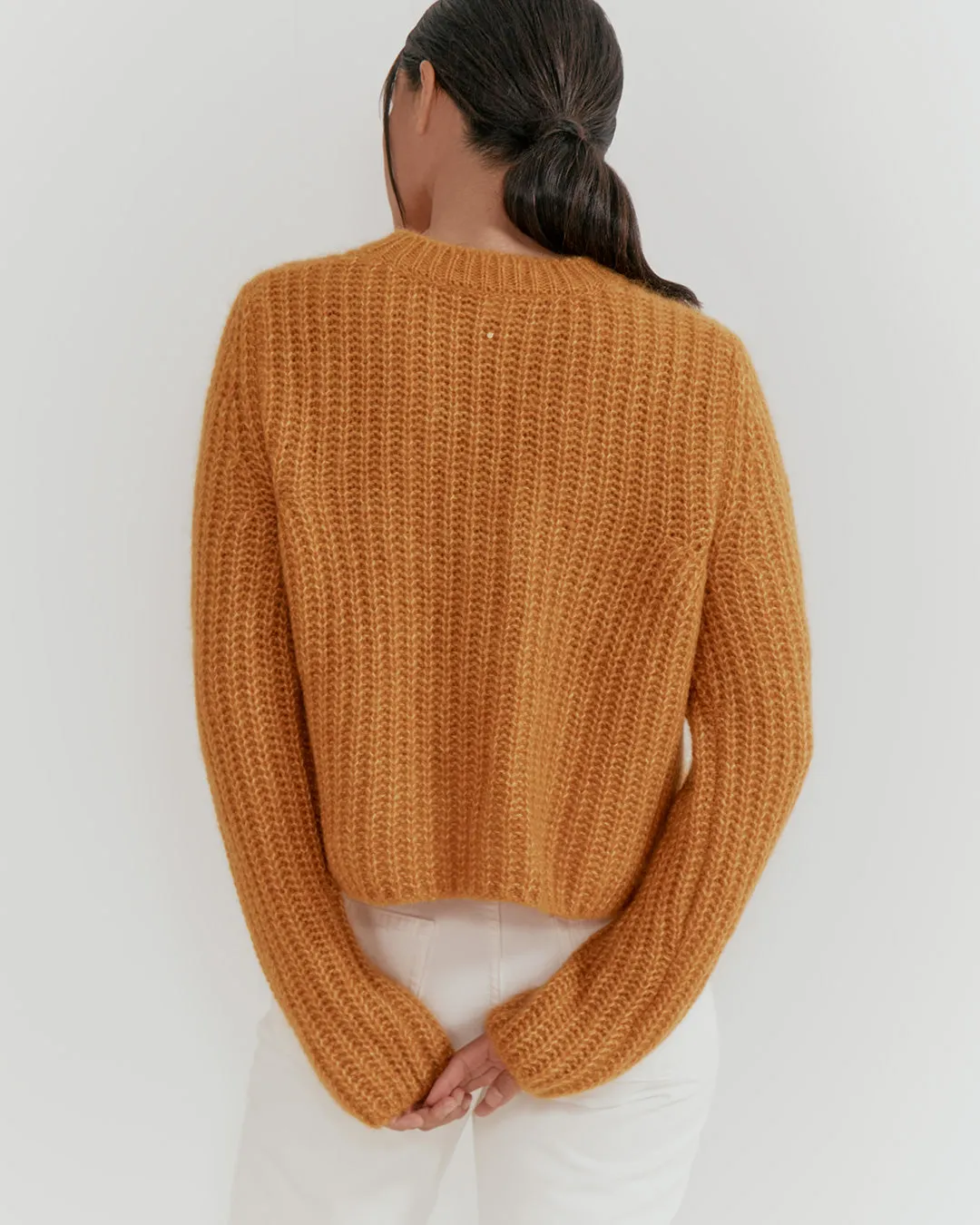 Alpaca Wool Crewneck Sweater