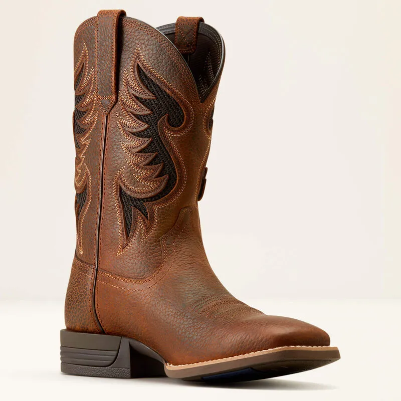 Ariat Men's Cowpuncher VentTEK Cowboy Boot (Brown Oiled Rowdy)