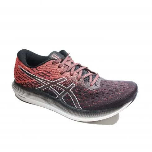 Asics EVORIDE 2 | Black/Blazing Coral | Womens Lace Up Running Trainers