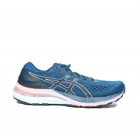 Asics GEL-KAYANO 28 | Mako Blue/Barely Rose | Womens Lace Up Running Trainers