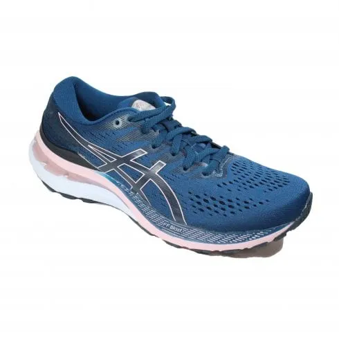 Asics GEL-KAYANO 28 | Mako Blue/Barely Rose | Womens Lace Up Running Trainers