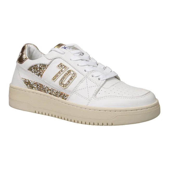 Back 70 Women's Break Glitter Platine Sneaker