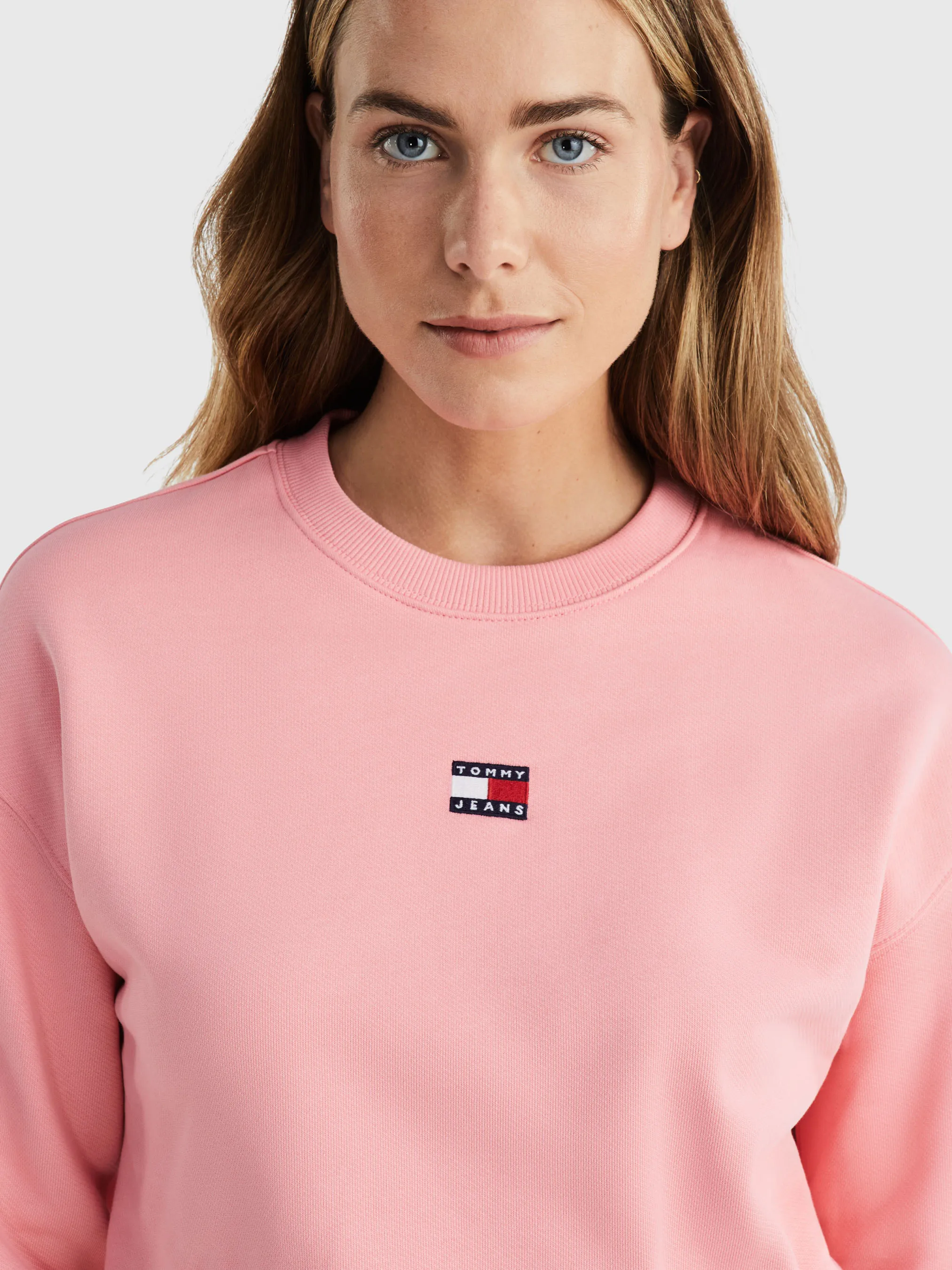 Badge Terry Boxy Fit Sweatshirt | Sweatshirts & Hoodies | Tommy Jeans