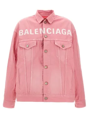 Balenciaga Logo Embroidery Jacket