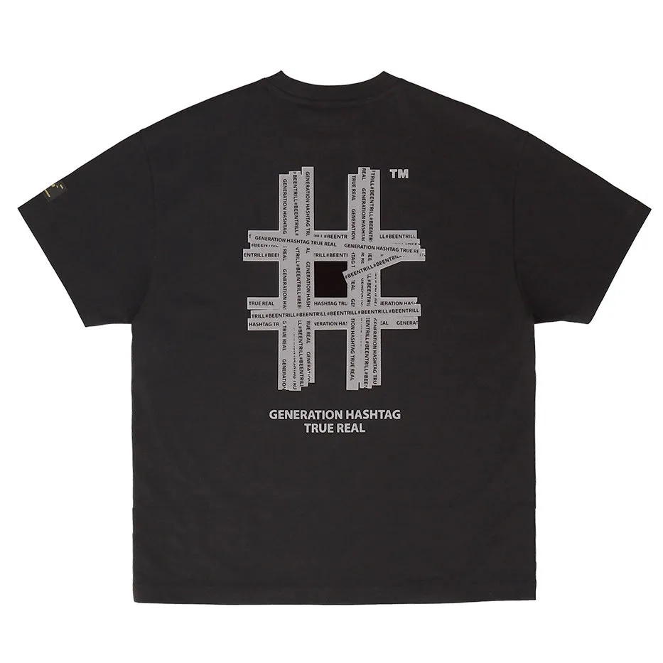 Been Trill Reflective Tape Logo Tee Black