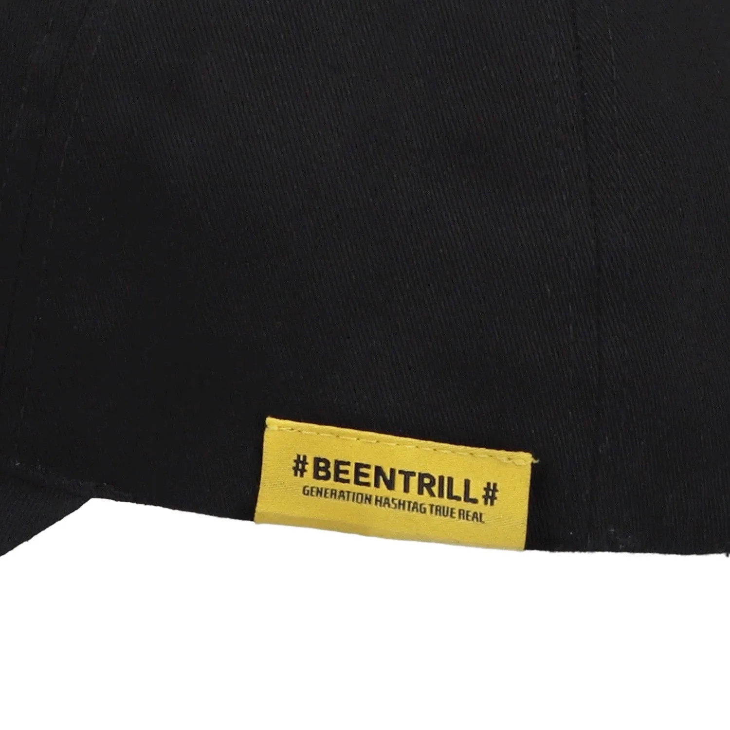 Been Trill Tape Logo Baseball Cap Black