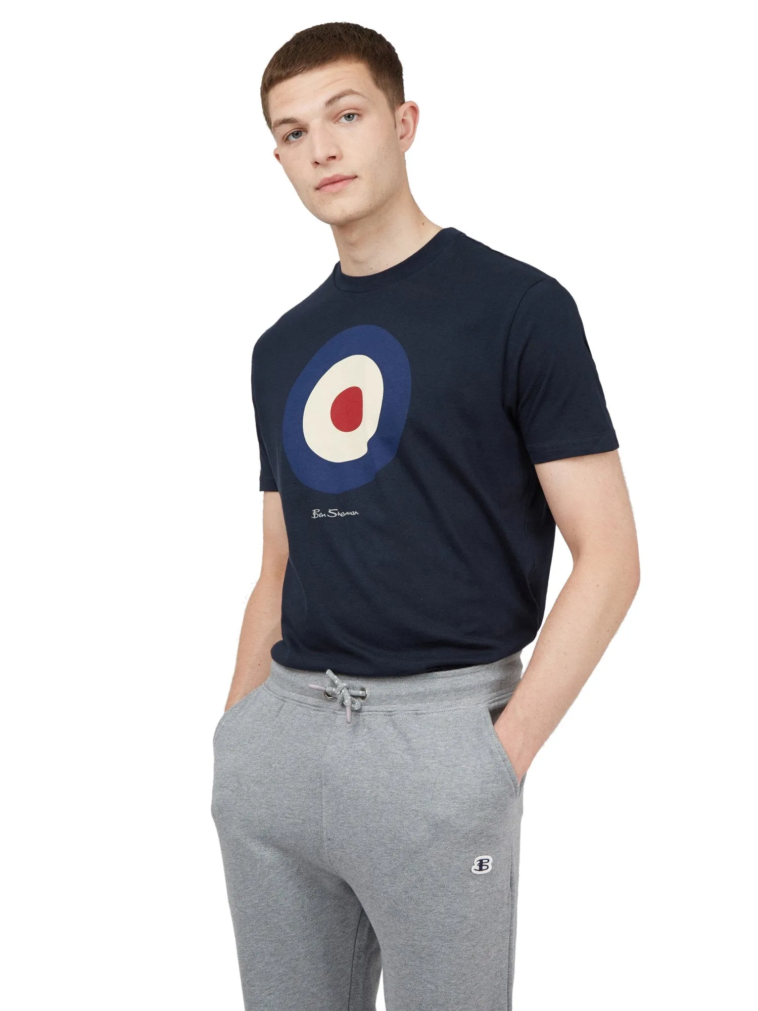 Ben Sherman Mens Signature Target T-Shirt - Short Sleeved