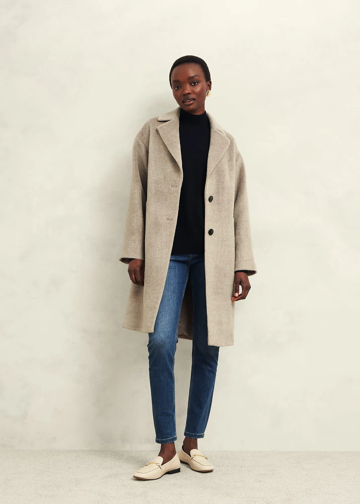 Bhavina Wool Blend Coat 