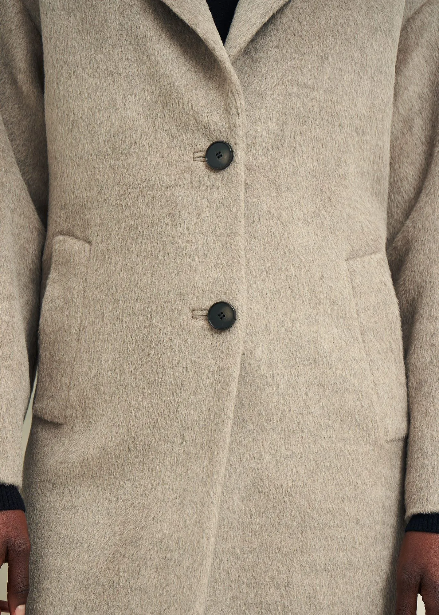 Bhavina Wool Blend Coat 