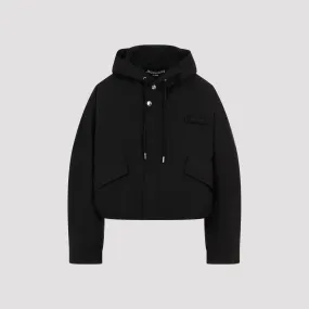 Black Organic Cotton La Parka Courte Caraco Coat