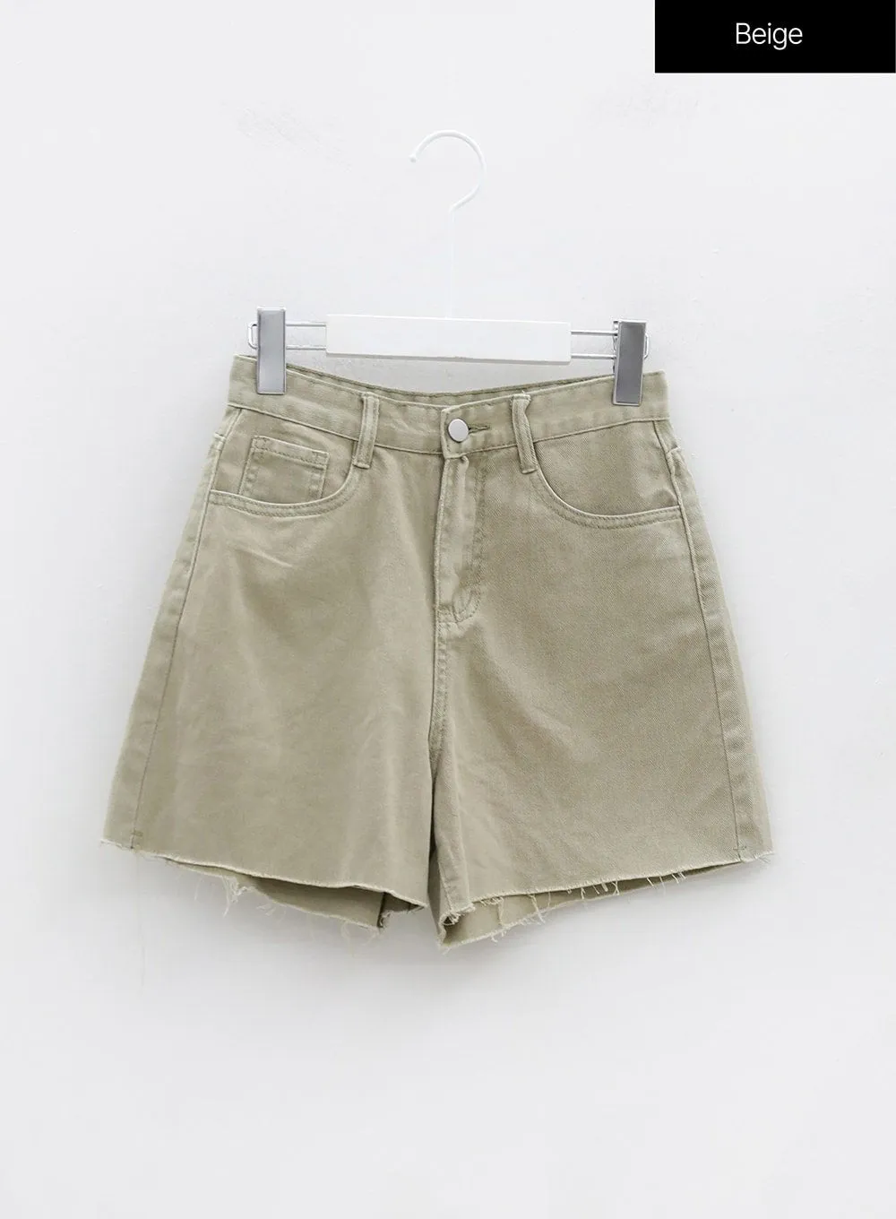 Bleached Pigmented Denim Shorts OU5