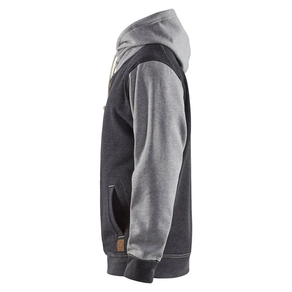 Blåkläder 3399-1157 Hooded Sweatshirt - Black Melange/Grey