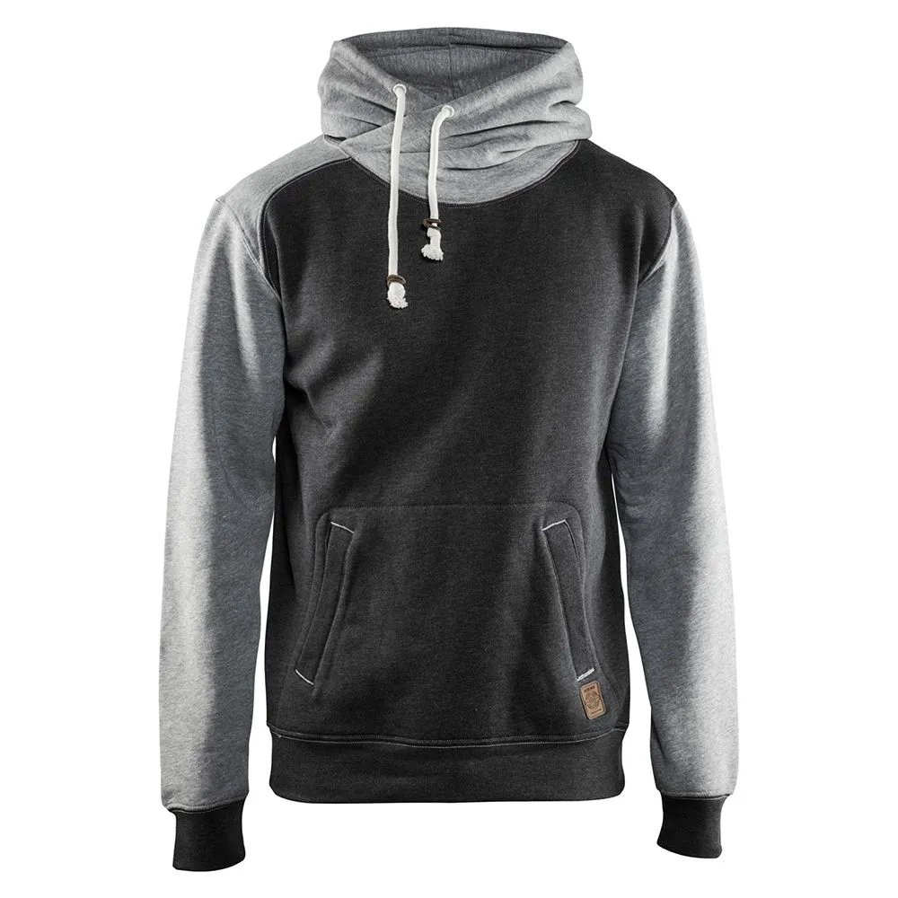 Blåkläder 3399-1157 Hooded Sweatshirt - Black Melange/Grey