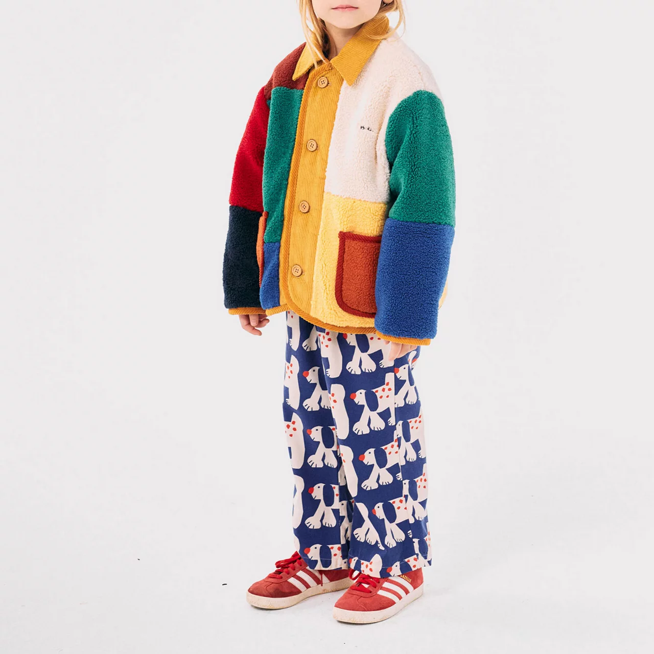 BOBO CHOSES Colour-Block Logo Jacket - Multi