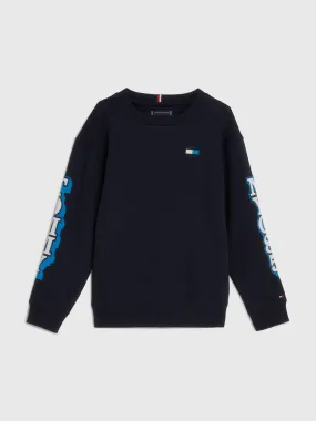 Boys 3-7 Logo Terry Sweatshirt | Sweatshirts & Hoodies | Tommy Kids