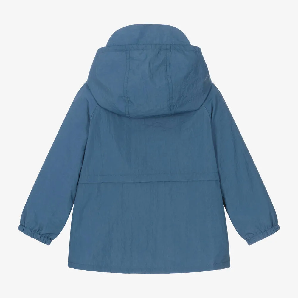 Boys Blue Reversible Windbreaker Coat