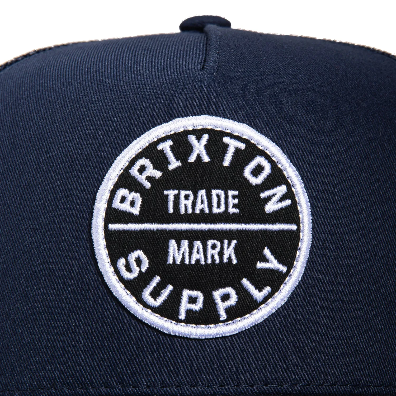 Brixton Oath Snapback Trucker Hat - Navy