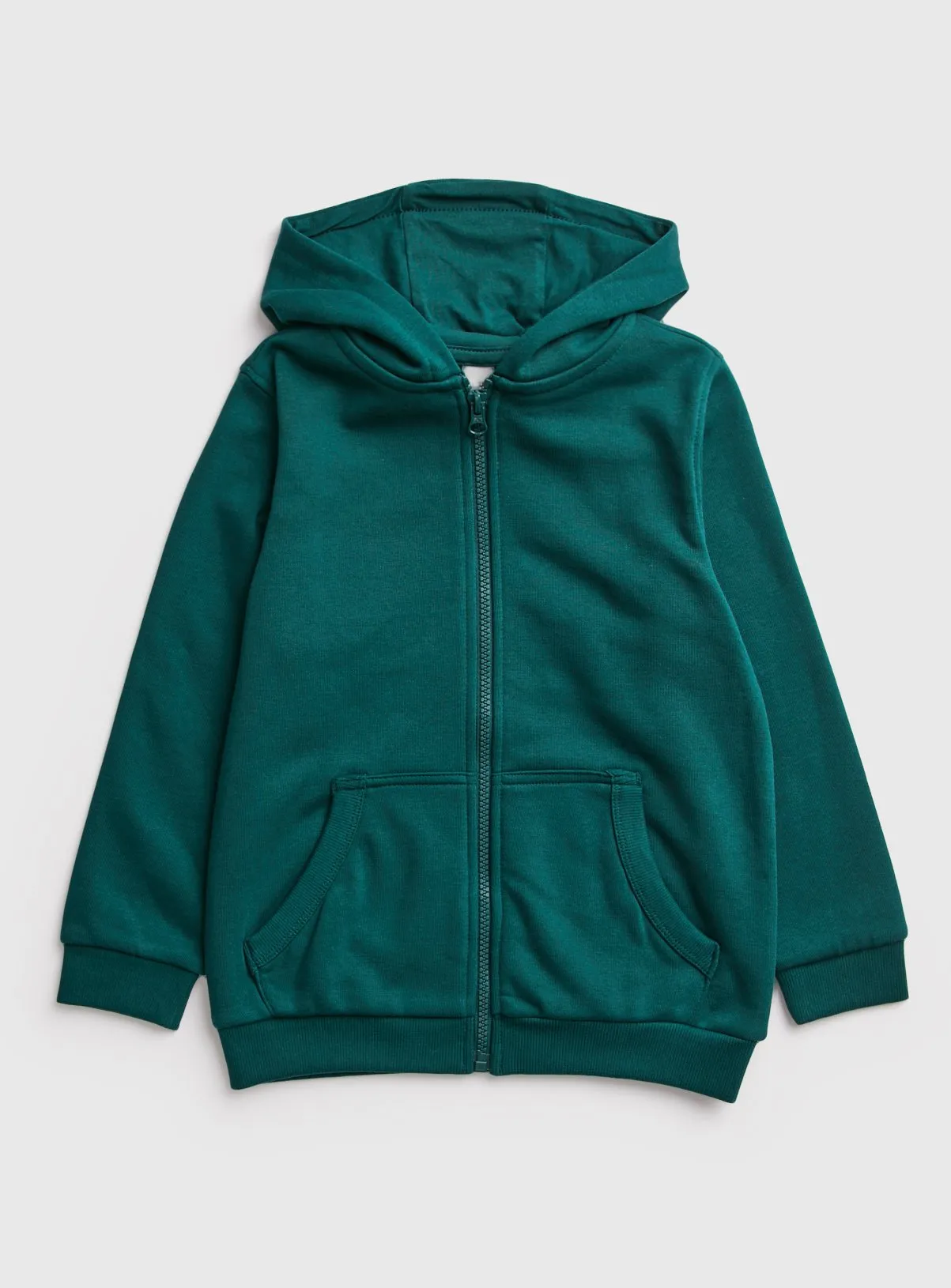 Buy Teal Zip Through Hoodie 12 years | Jumpers and hoodies | Tu