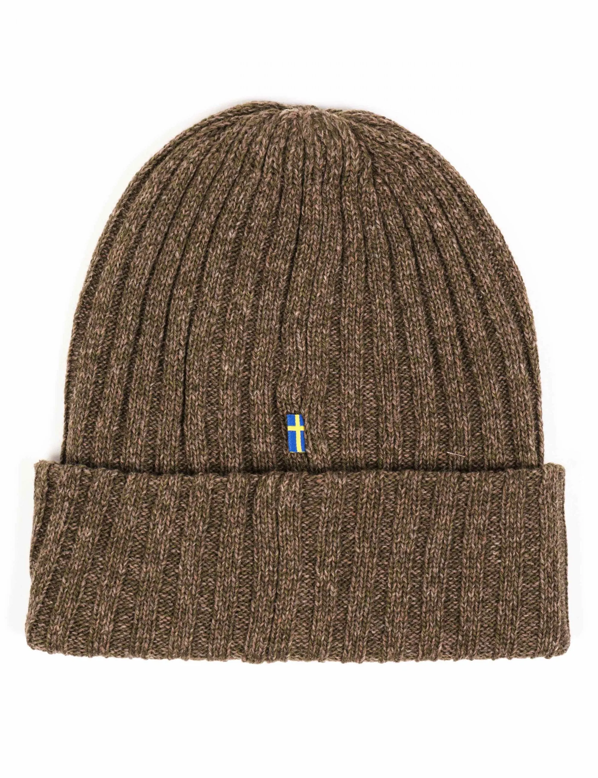 Byron Beanie Hat - Dark Olive/Taupe