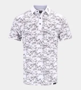 CAMO POLO WHITE