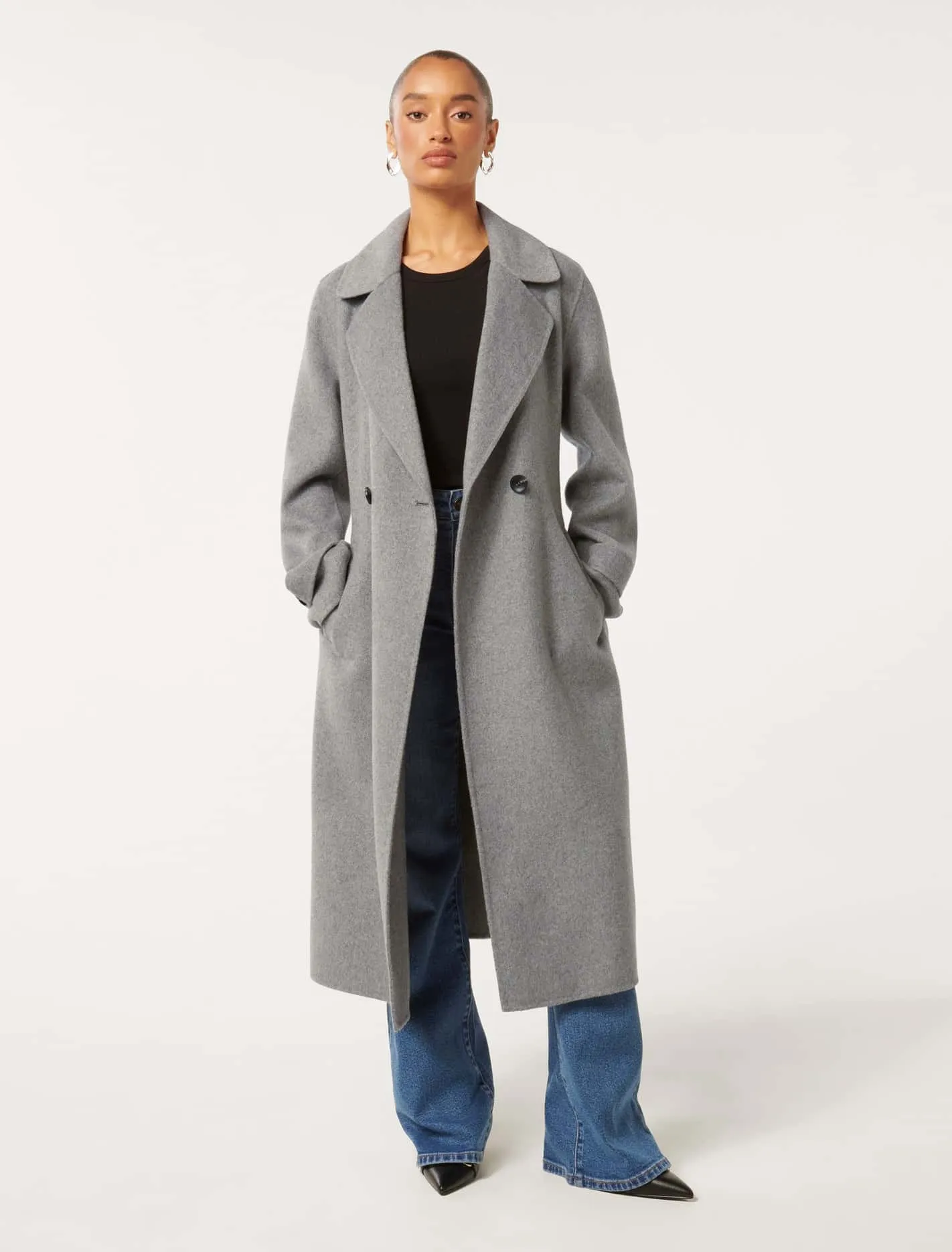 Carter Petite Felled Seam Coat