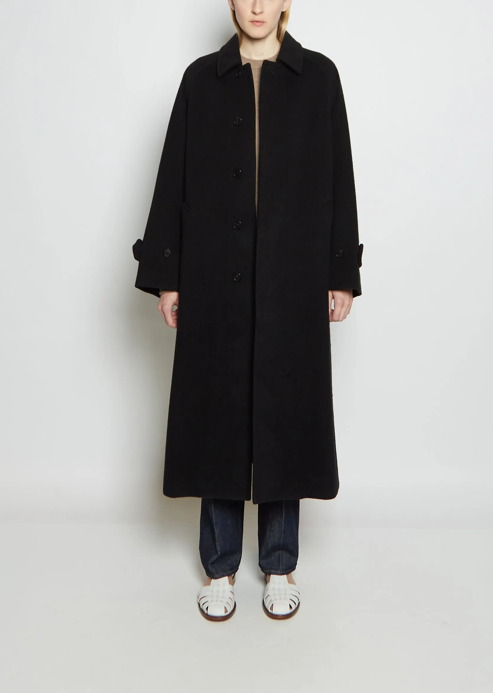 Cashmere Wool Long Coat