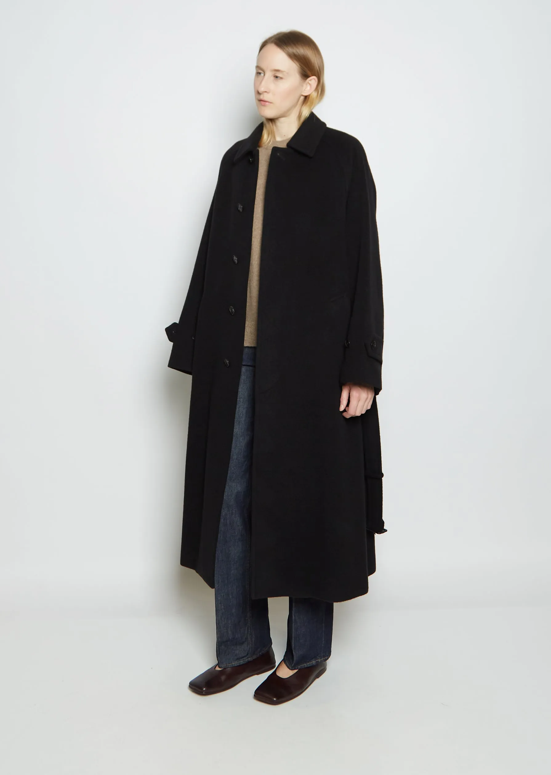 Cashmere Wool Long Coat