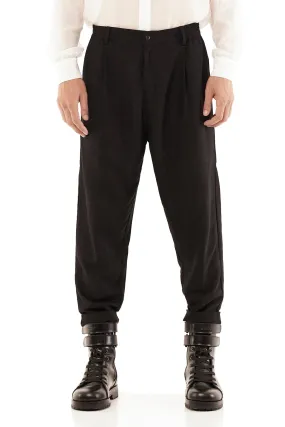 CASUAL TROUSERS IN BLACK