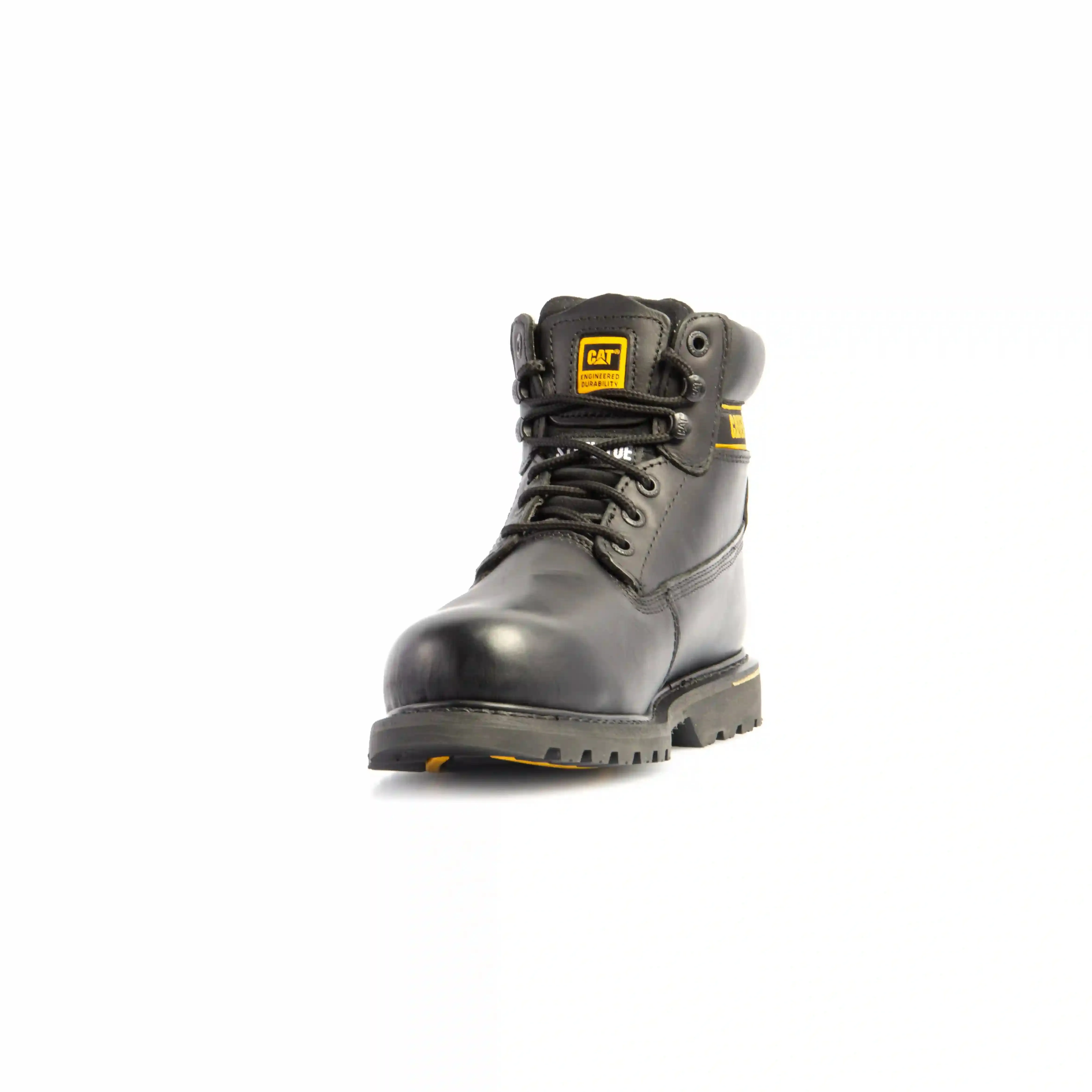 CAT 7040 SB SRC HRO Holton Black Leather Steel Safety Boot