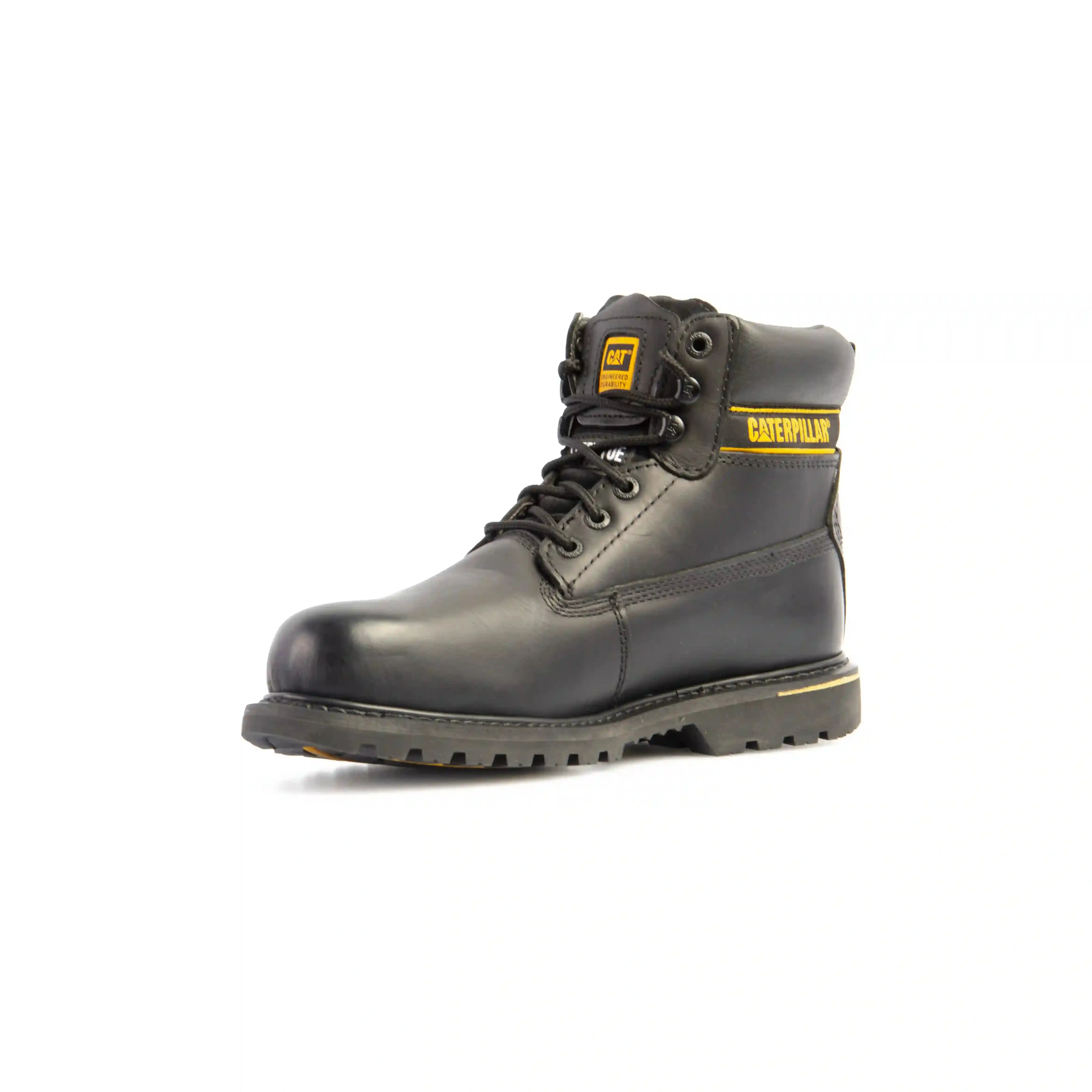 CAT 7040 SB SRC HRO Holton Black Leather Steel Safety Boot