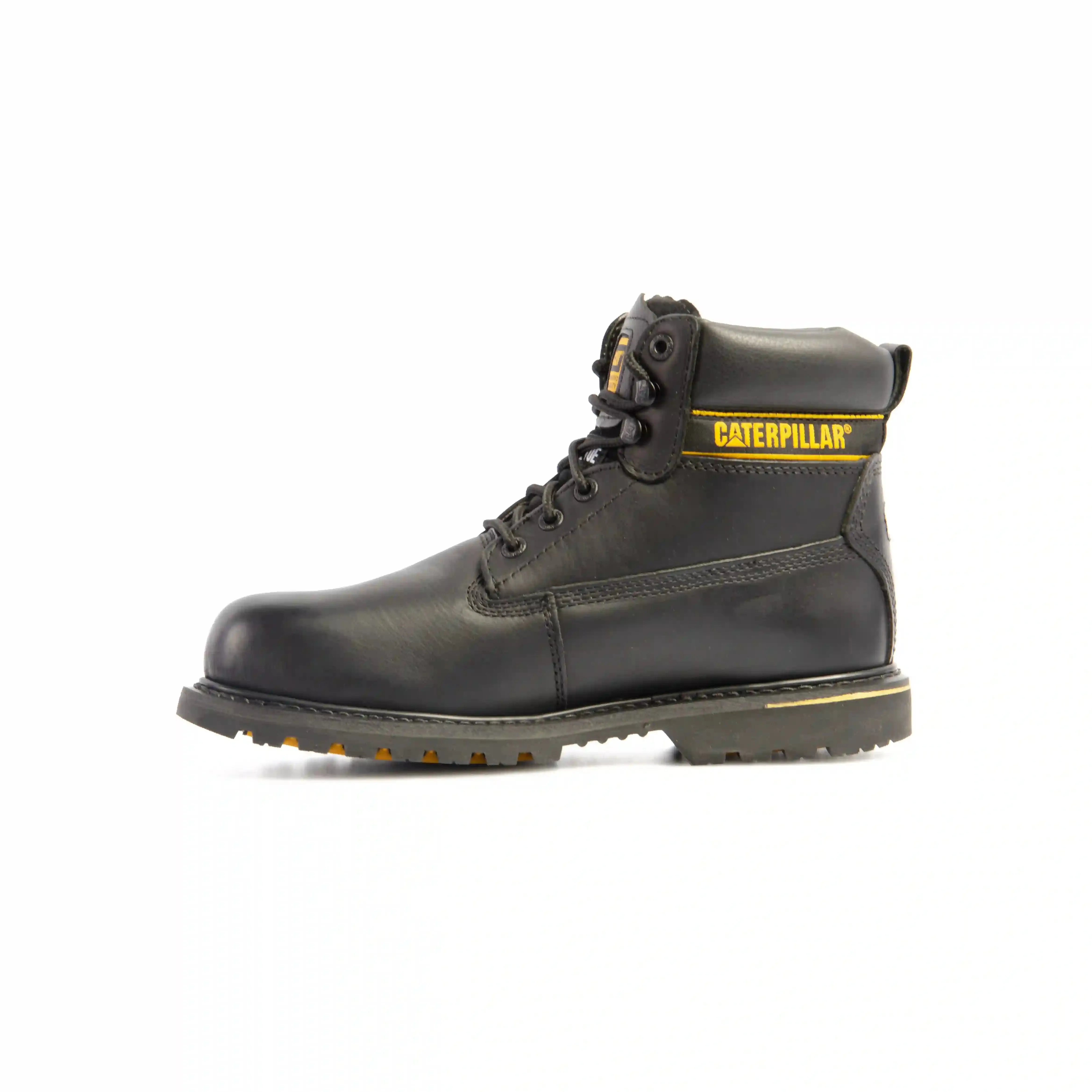 CAT 7040 SB SRC HRO Holton Black Leather Steel Safety Boot