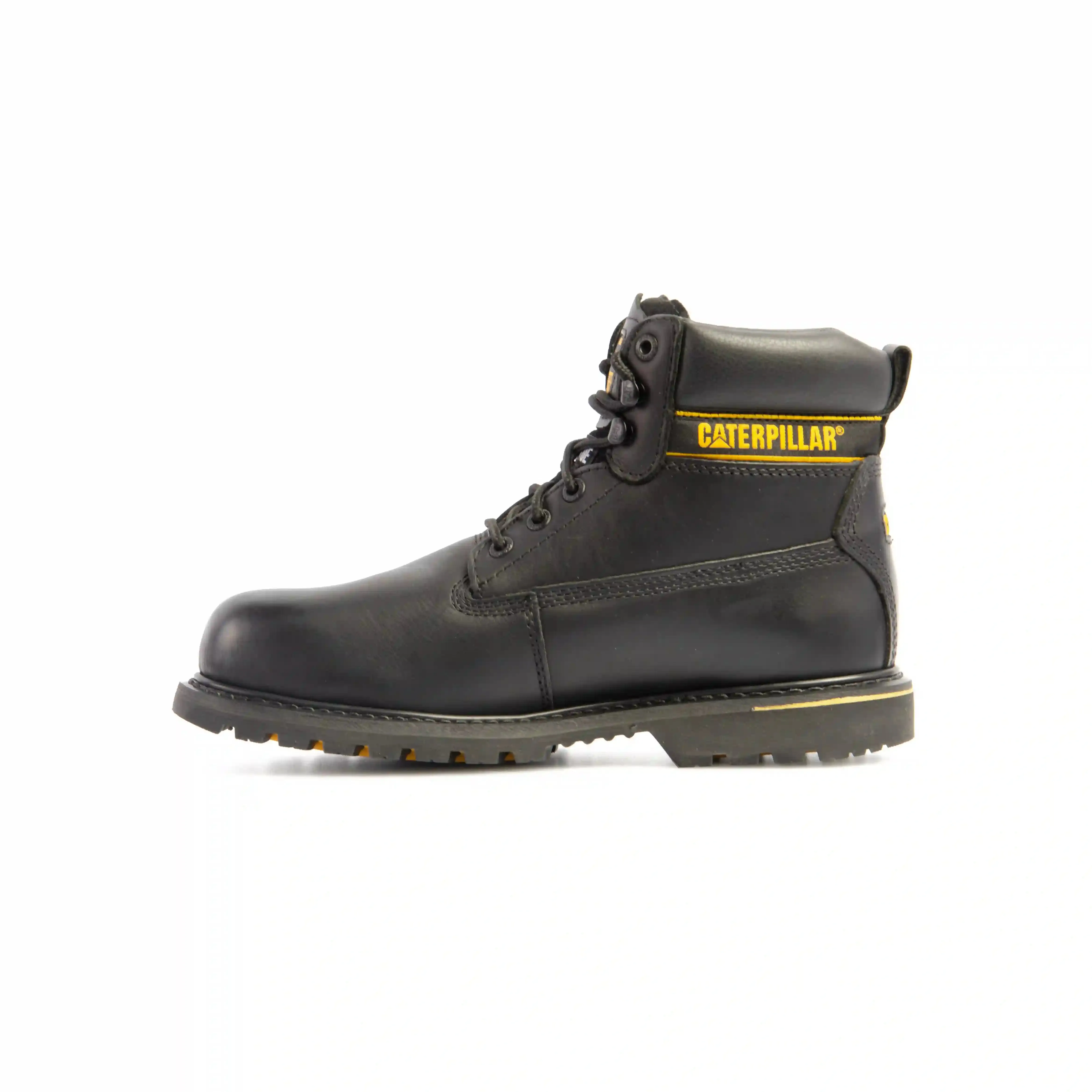 CAT 7040 SB SRC HRO Holton Black Leather Steel Safety Boot