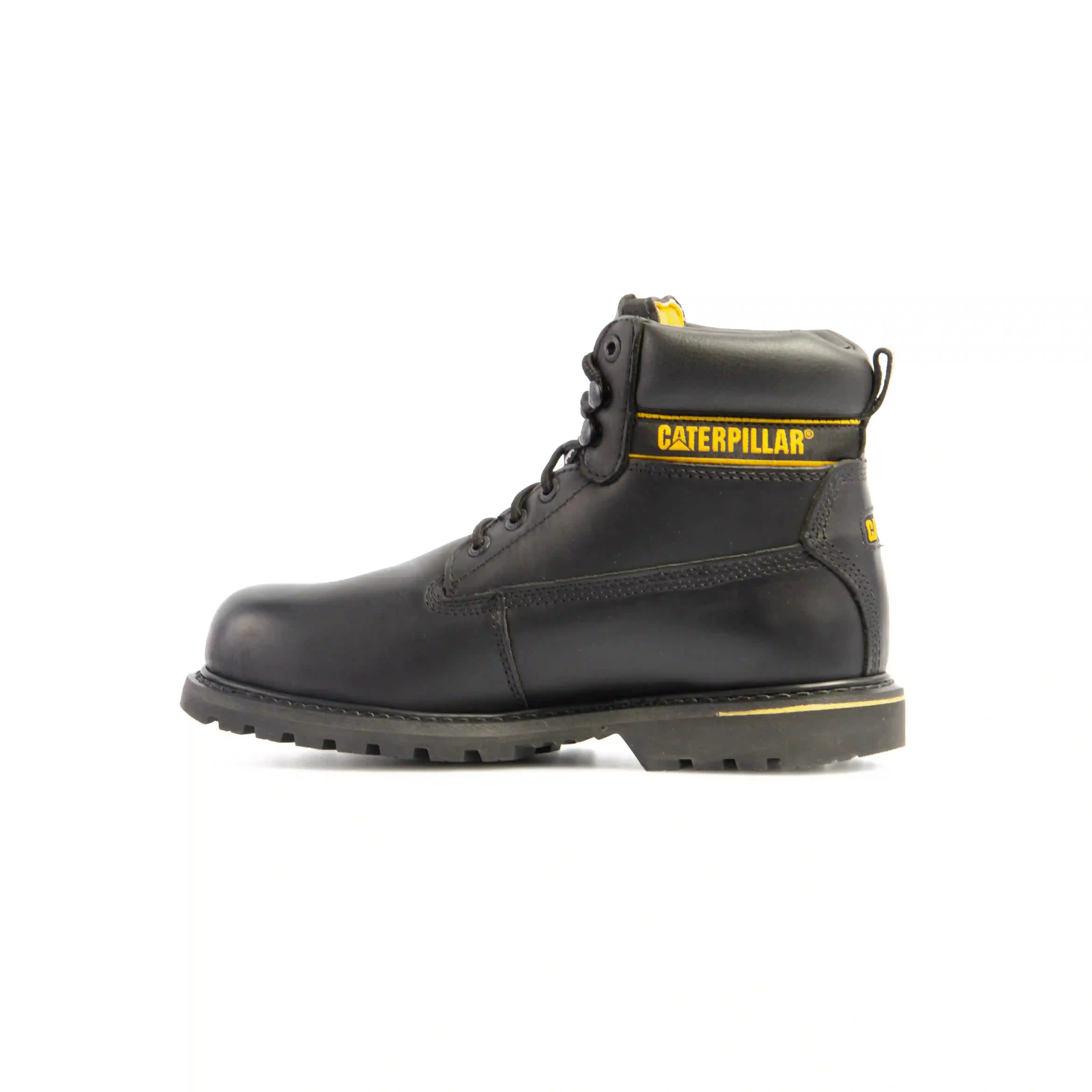 CAT 7040 SB SRC HRO Holton Black Leather Steel Safety Boot