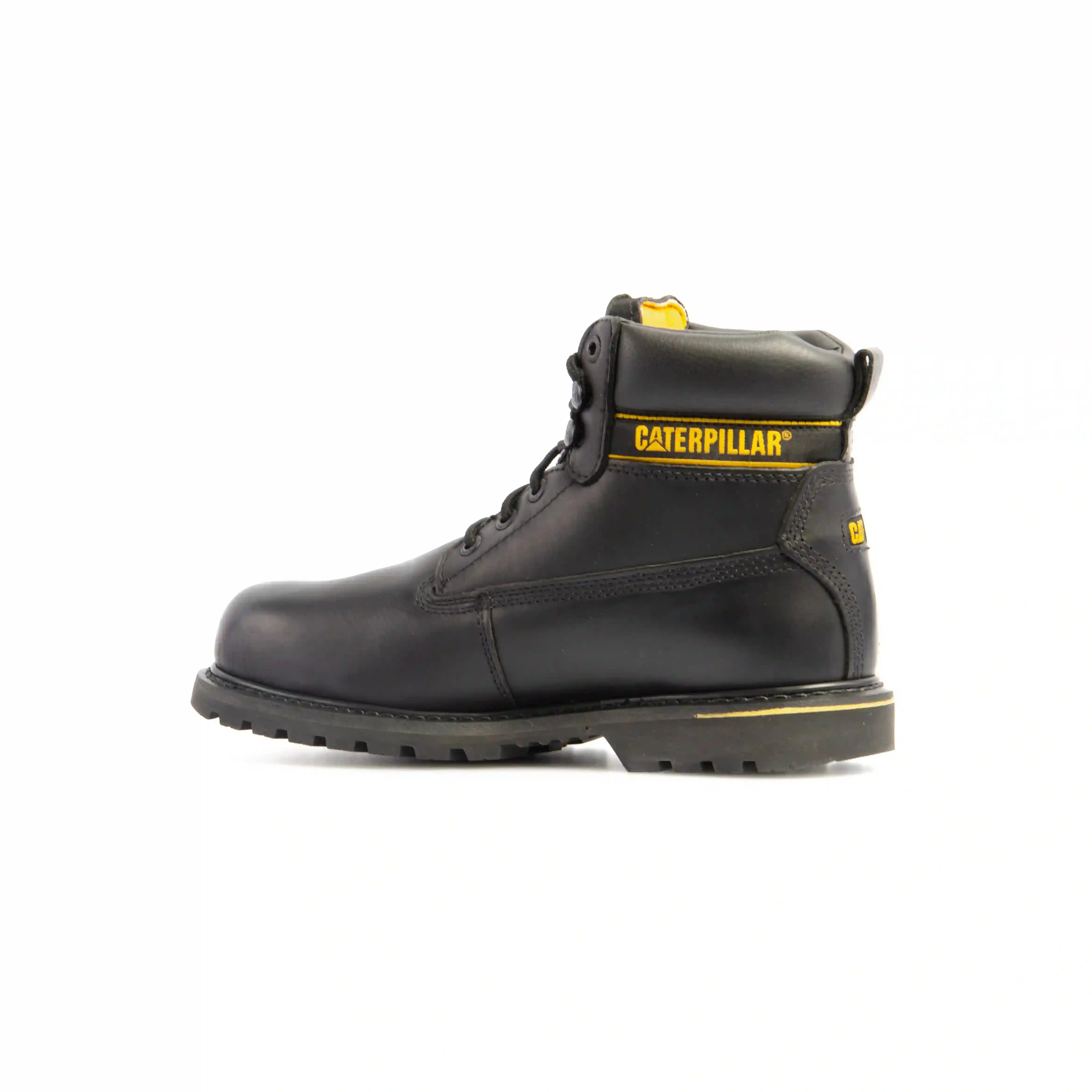 CAT 7040 SB SRC HRO Holton Black Leather Steel Safety Boot