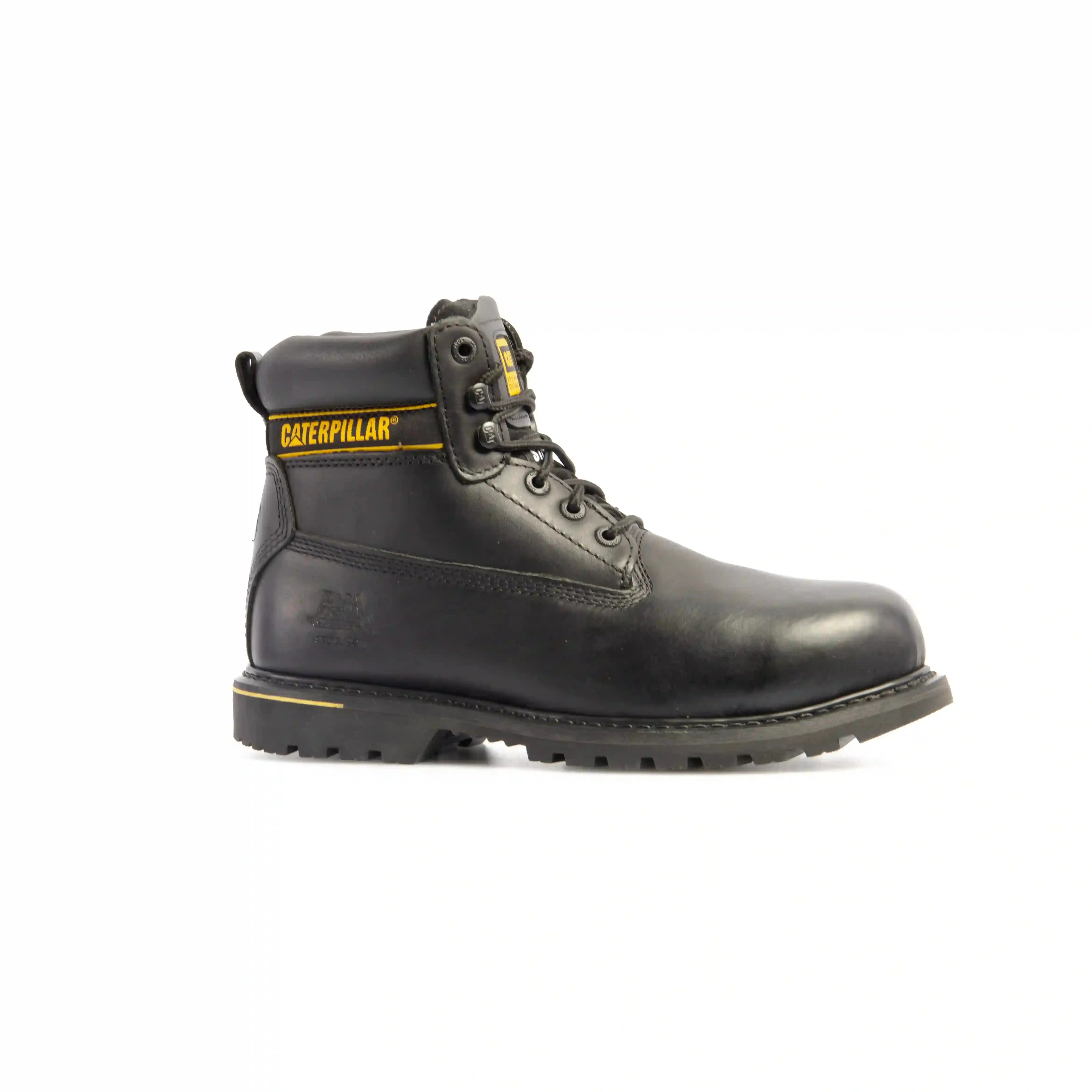 CAT 7040 SB SRC HRO Holton Black Leather Steel Safety Boot