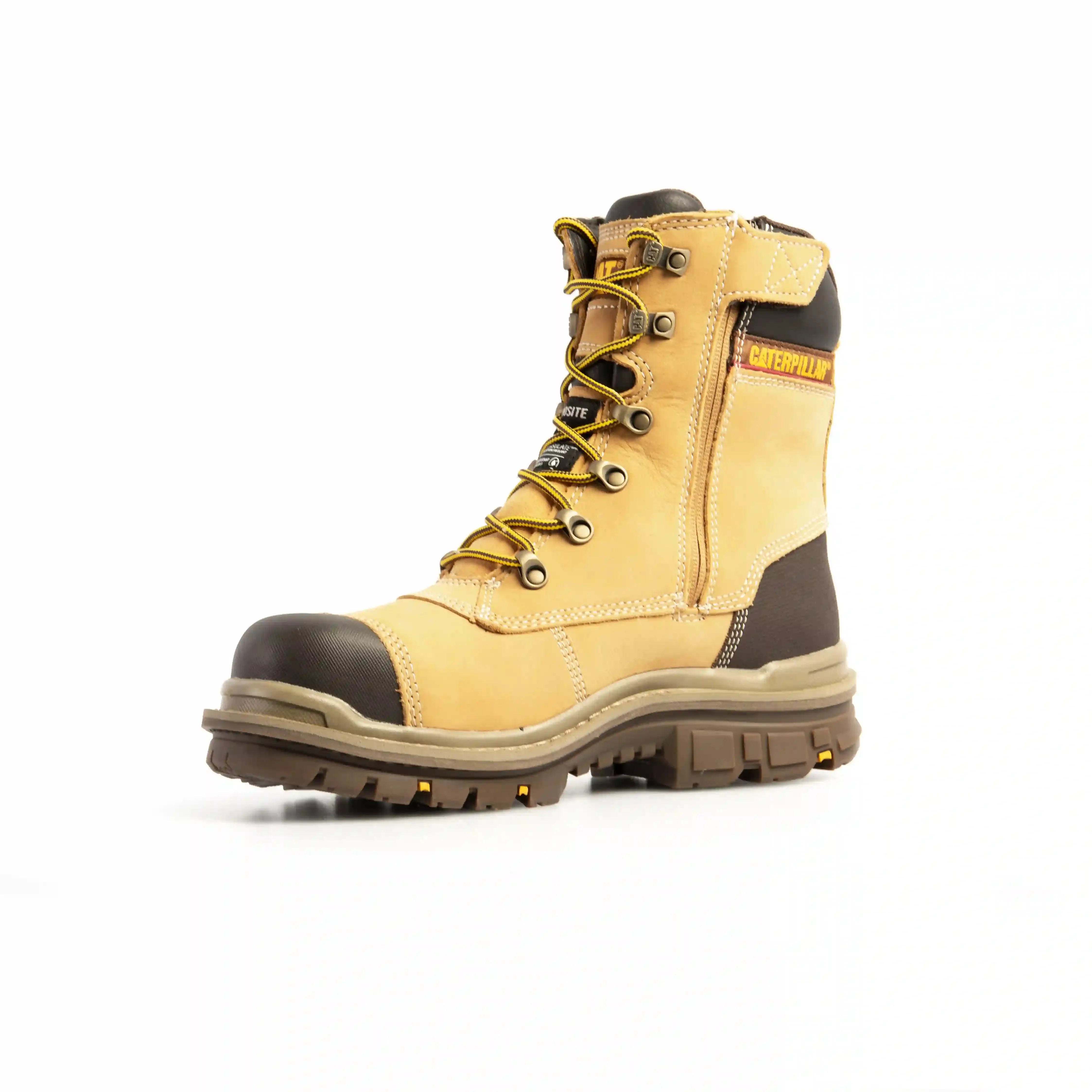 CAT 7063 S3/SRC/HRO Premier 8 Honey Safety Boot