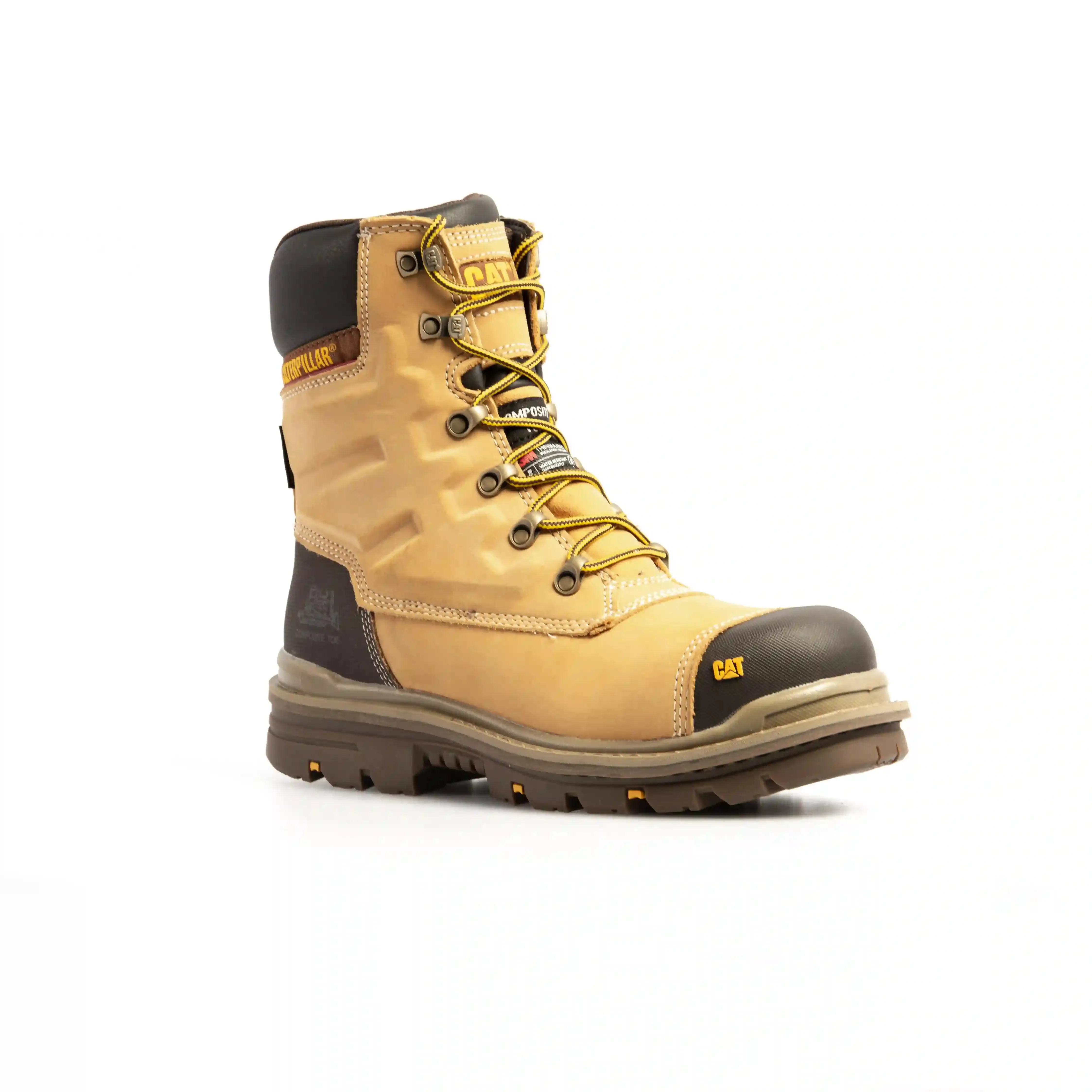 CAT 7063 S3/SRC/HRO Premier 8 Honey Safety Boot