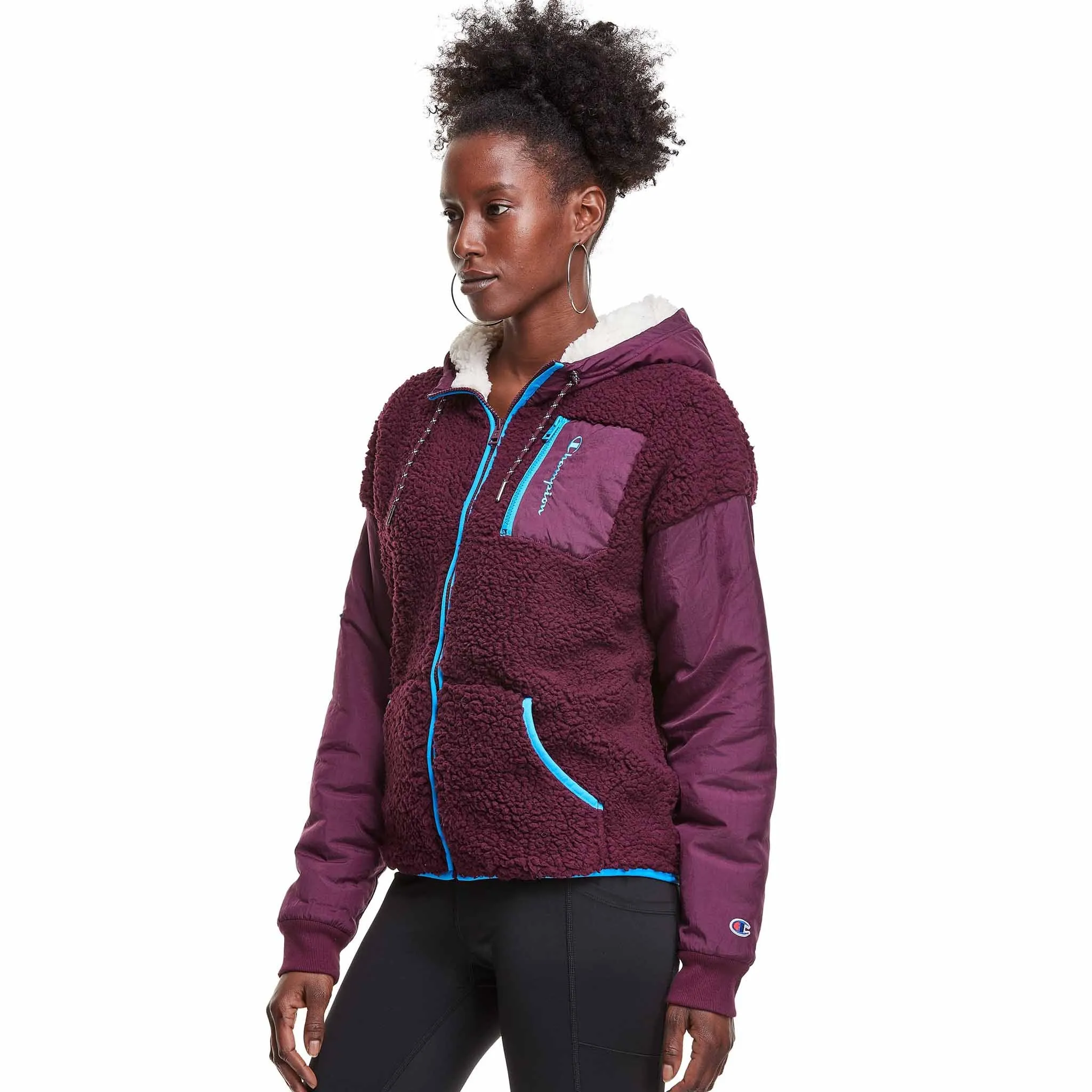 Champion veste molleton Cozy High Pile Jacket pour femme