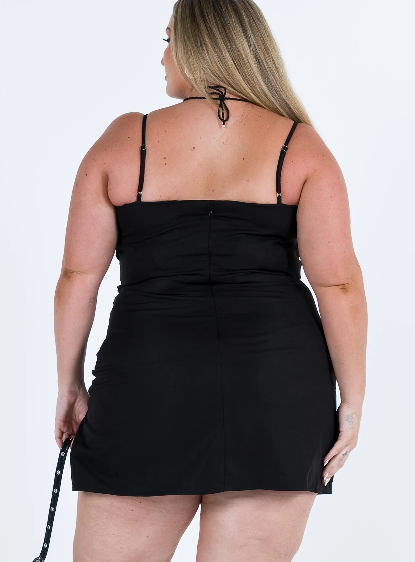 Chandra Mini Dress Black Curve