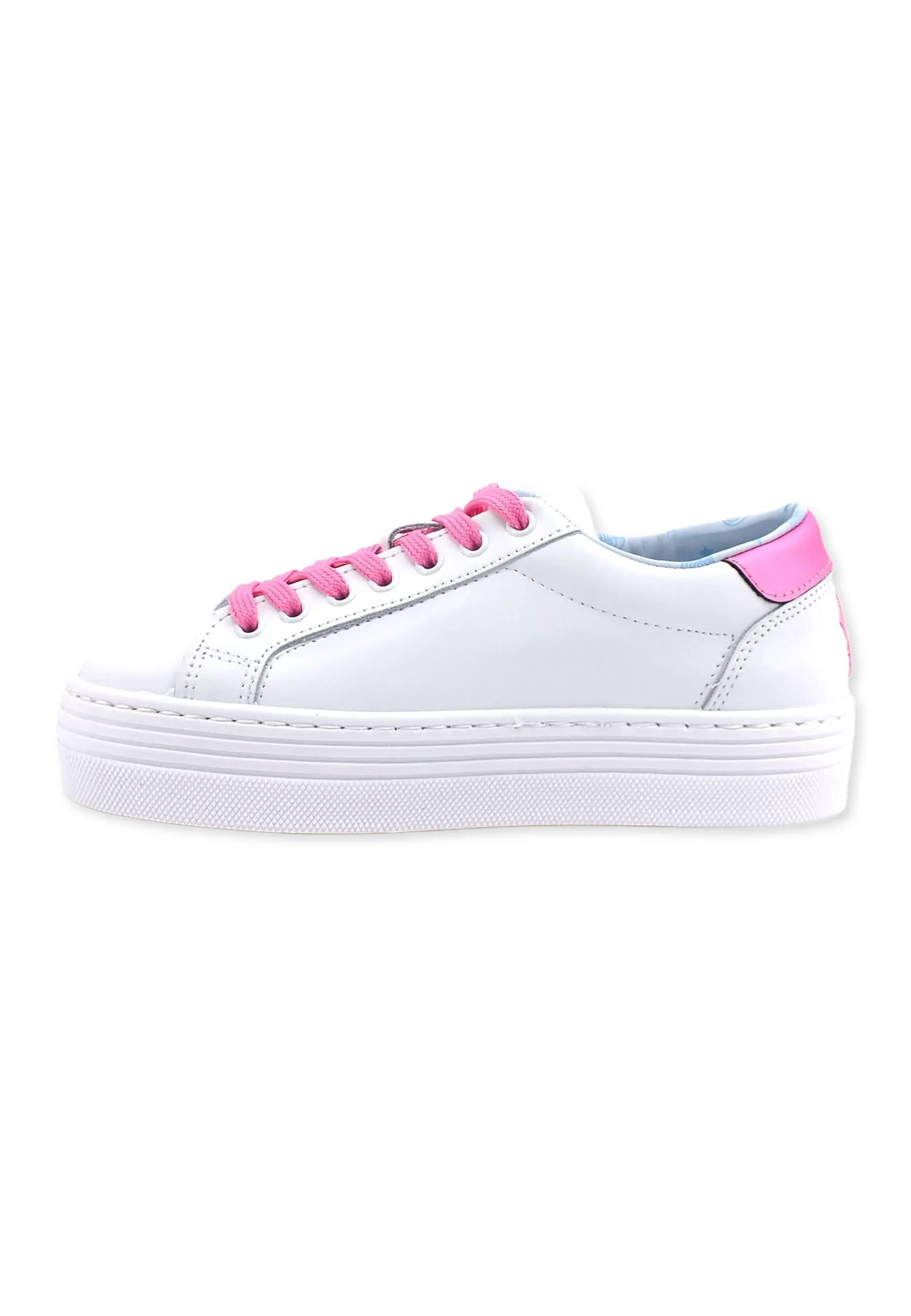 CHIARA FERRAGNI Sneaker Tennis Donna White Pink CF2917-072