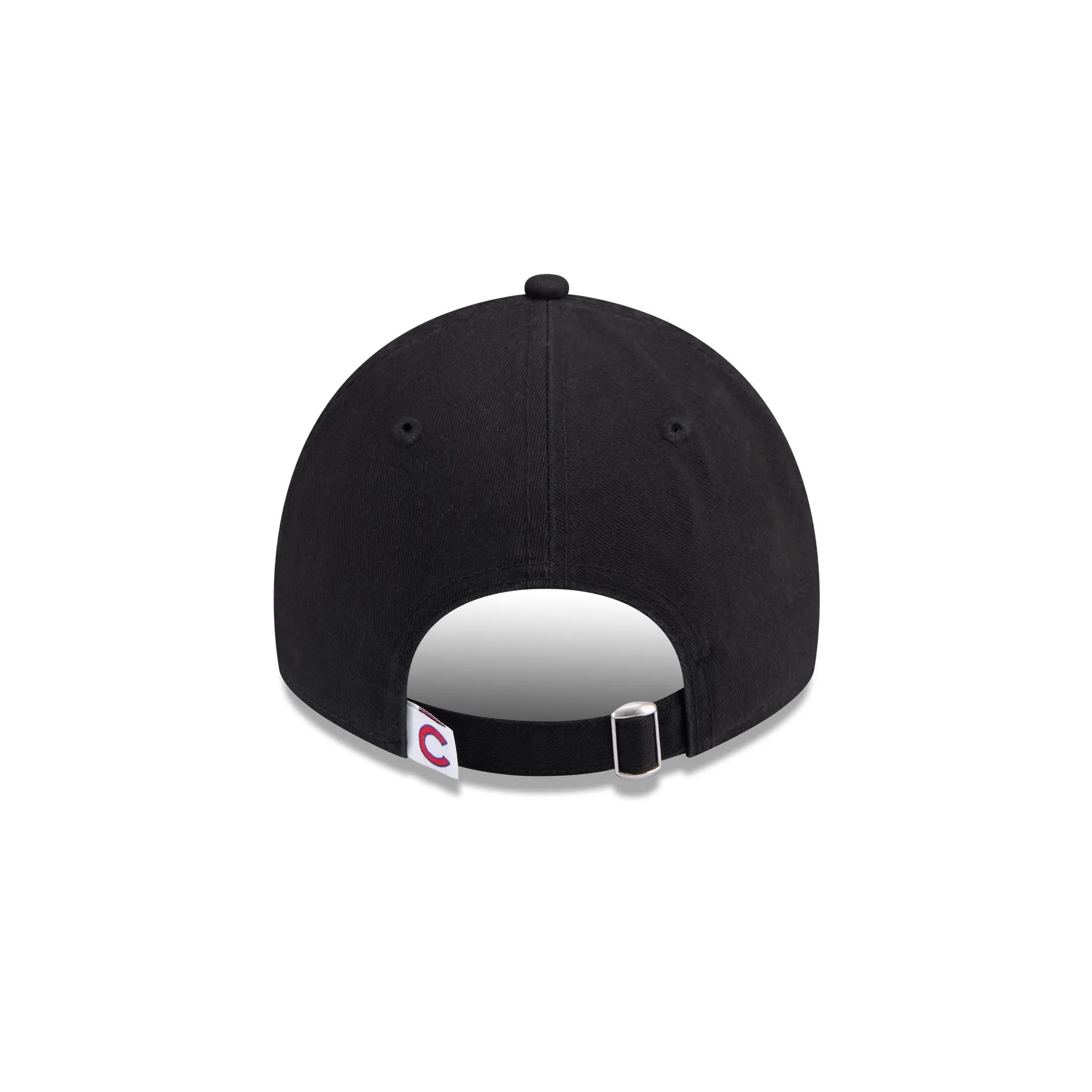 Chicago Cubs Black 9TWENTY Adjustable Hat